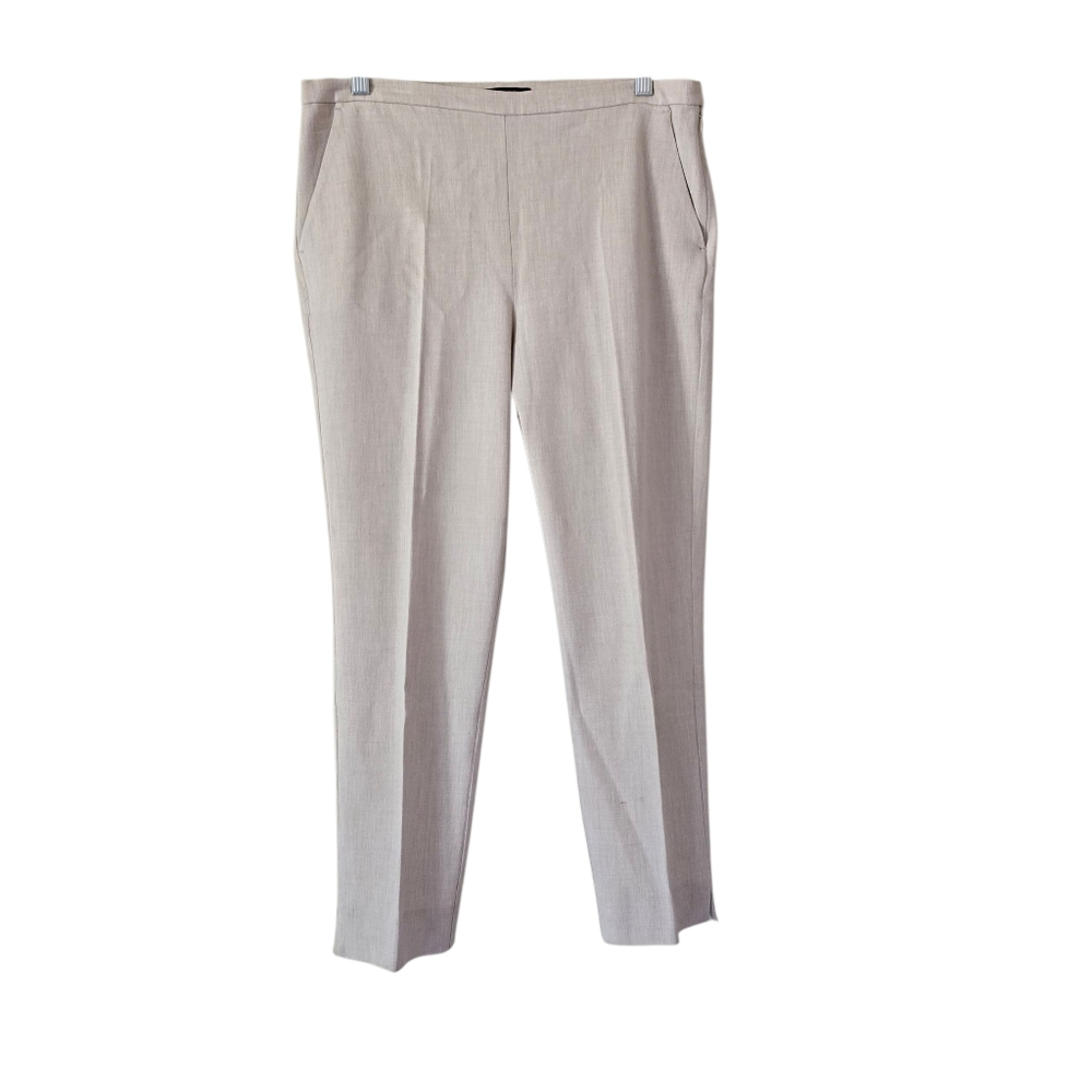 Eileen Fisher Women's Cream‎ Pants Size 8 Preppy